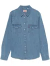 Levi's Iconic Lightweight Western Shirt In Blue