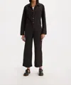 Levi's Iconic Long Sleeve Denim Jumpsuit In Black