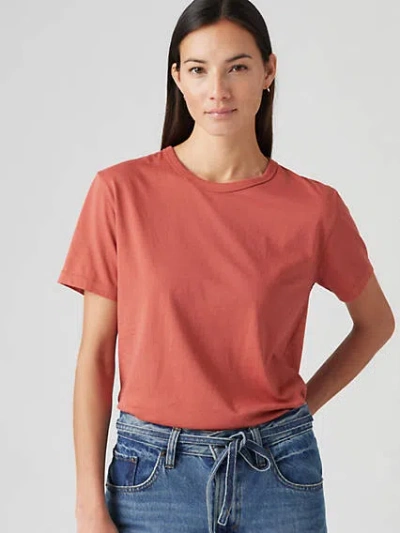 Levi's Iconic T-shirt In Marsala