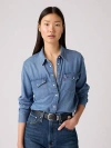 Levi's Iconic Lightweight Western Shirt In Fish Fed