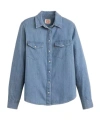 Levi's Iconic Lightweight Western Shirt In Blue