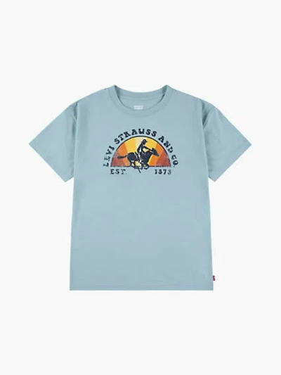 Levi's Into The Sunset Tee Big Boys S-xl T-shirt S In Ether