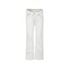 Levi's Ivory Jeans For Girl With Logo In Ivory