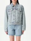 Levi's Light Blue Cotton Women Jacket