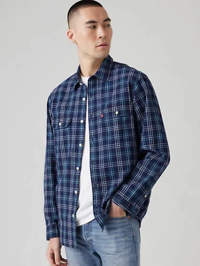 Levi's Jackson Worker Overshirt In Blairmore Indigo