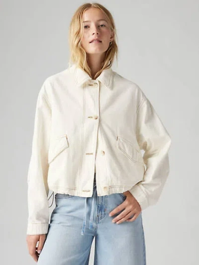 Levi's Janis Utility Jacket In Serenity Tomorrow