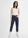 Levi's High Rise Boyfriend Jeans In Ink Rinse