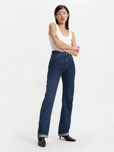 Levi's Selvedge Plank Straight Jeans In Stems
