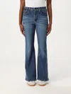 Levi's Dark Blue Cotton Denim Jeans In Denim
