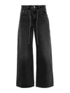 Levi's Black Baggy Dad Jeans In Negro