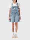 Levi's Ultility Short Jumpsuit In Gnawed Blue