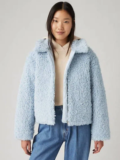 Levi's Kate Sherpa Jacket In Niagara Mist