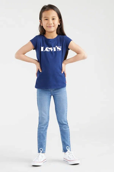 Levi's Kids 710 Super Skinny Jeans In Blue