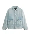 Levi's Lapel Denim Jacket In Gray