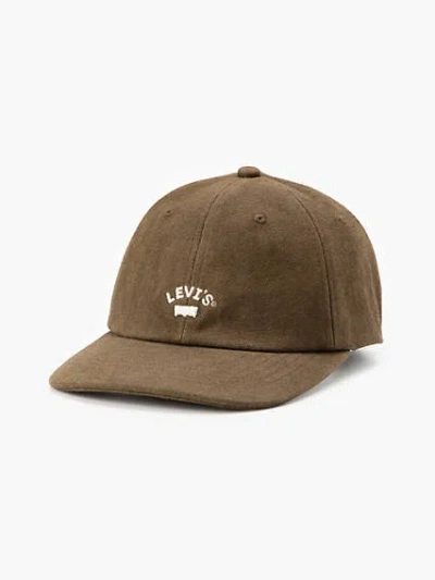 Levi's Lazy Girl Logo Cap In Dark Brown
