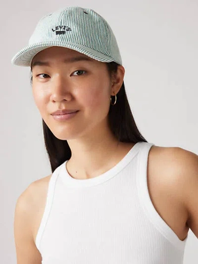 Levi's Lazy Girl Logo Cap In Faded Blue