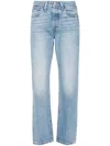 Levi's 501 Crop Lightweight Fun Flare Lb In Blue