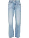 Levi's 501 Crop Lightweight Fun Flare Lb In Blue
