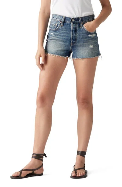 Levi's 501® Original High Waist Denim Cutoff Shorts
