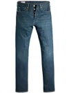 Levi's 511 Logo-patch Straight-leg Jeans In Blue