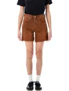 Levi's High Rise Baggy Cotton Linen Shorts