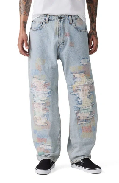 Levi's 501® Skateboarding™ Rip & Repair Super Baggy Jeans In Colorfield