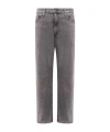 Levi's 502 Taper Easy-comfy Grey Denim In Black