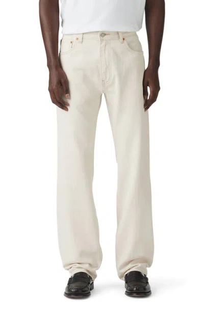 Levi's 555™ Relaxed Straight Leg Cotton & Linen Jeans In Ecru Fusion