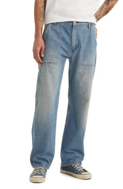 Levi's 555™ Relaxed Straight Leg Utility Jeans In Everyday Goods