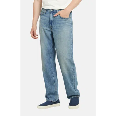 Levi's 568 Loose Straight Fit Lightweight Cotton Linen Mix Jeans In Blue