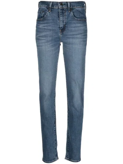 LEVI'S LEVI'S 724 HIGH RISE STRAIGHT BLUE WAVE MID CLOTHING