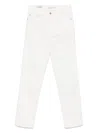 Levi's 724 High Rise Straight Cloud Dancer Deni In Beige