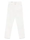 Levi's 724 High Rise Straight Cloud Dancer Deni In White