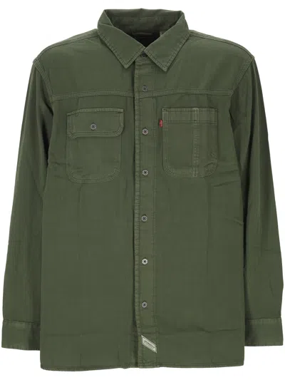 Levi's Auburn Worker Relaxed Fit Shirt In Green