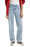 Levi's Baggy Dad High Rise Straight Jeans In Fan Flare In Fan Flare