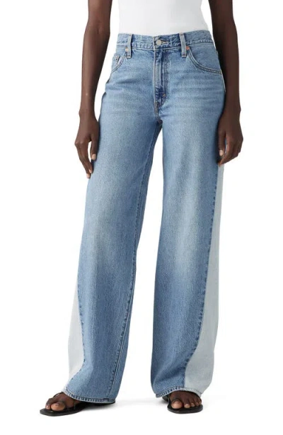 Levi's Baggy Dad Pieced Jeans In Mixed Bag
