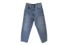 Levi's Barrel Cropped Jeans In Blue Cotton Denim In Blue