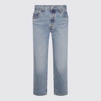 Levi's Blue Cotton 501 Jeans