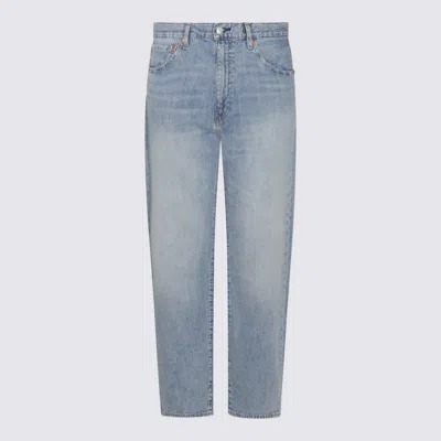 Levi's Blue Cotton Jeans In Multicolor