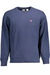 Levi's Chic Blue Cotton Sweatshirt For Men In Blue