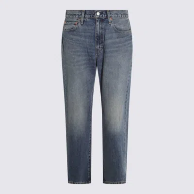 Levi's Blue Grey 568 Denim Jeans In Multicolor