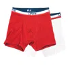 Levi's Box Di Due Boxer Con Logo In Red