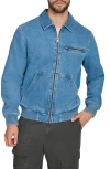 Levi's Western Bomber Jacket In Medium Wash Denim