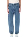 Levi's Blue Skate Super Baggy Jeans In Med Blue