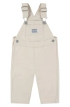 Levi's Babies'  Cotton Stretch Twill Overalls In Agora