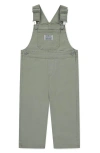 Levi's Cotton Stretch Twill Overalls In Seagrass