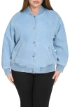 Levi's Varsity Bomber Jacket In Lt Wash De