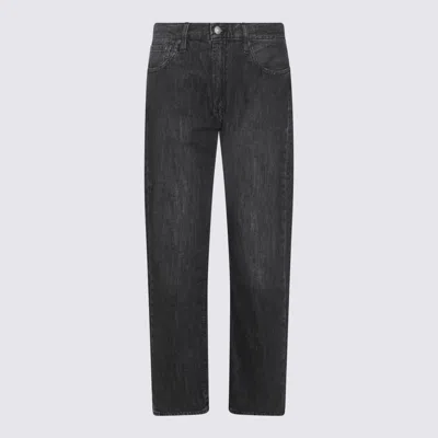 Levi's Dark Grey Cotton Jeans In Multicolor