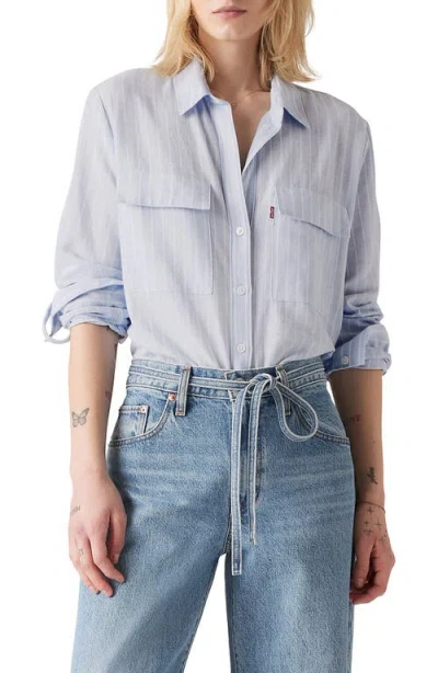 Levi's Doreen Utility Shirt In Francis Stripe Kentucky