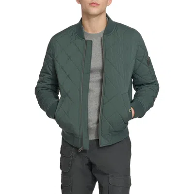 Levi's Men's Quilted Fashion Bomber Jacket In Urban Chic Blue